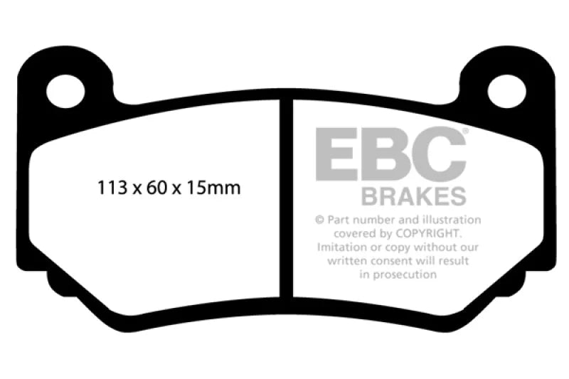 EBC - Front Yellowstuff Pad PN DP41377R