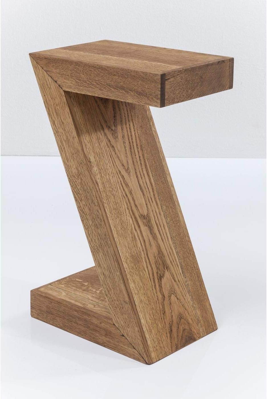 Kare Design Z Authentico Side Table, Brown, Solid Wood, Living Room Table, Furniture, Interior Decoration, Bedroom Decoration, Living Room, Home, 55x30x20 cm (H/W/P)