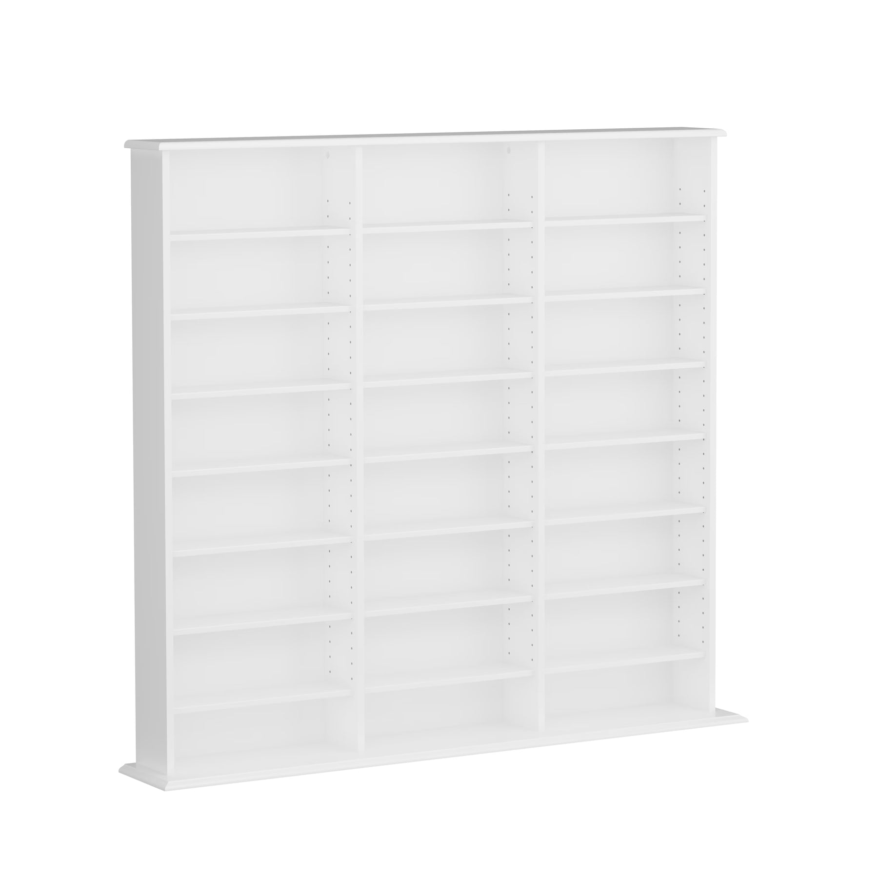 Prepac 51" Triple CD DVD Wall Media Storage Rack in Black - Product image 3