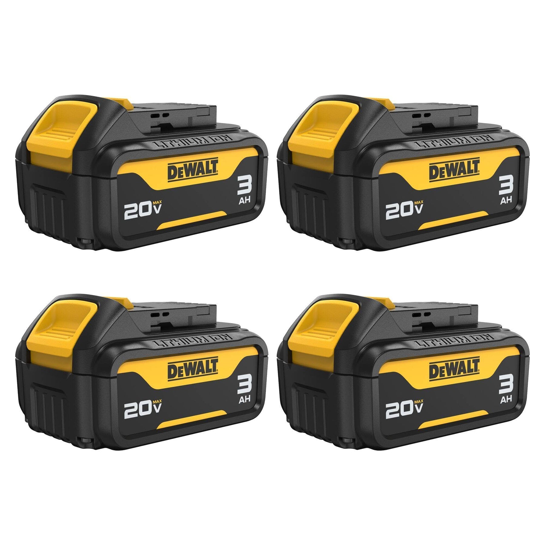 DeWalt 20V Max 3.0Ah Battery - DCB200-4 - 4 Pack-Instock - Product image 1