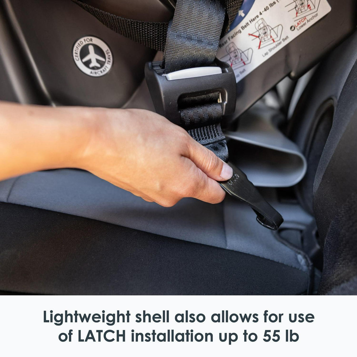 Baby Trend Trooper 3 - in - 1 Convertible Car Seat - Desert Black - Product image 14