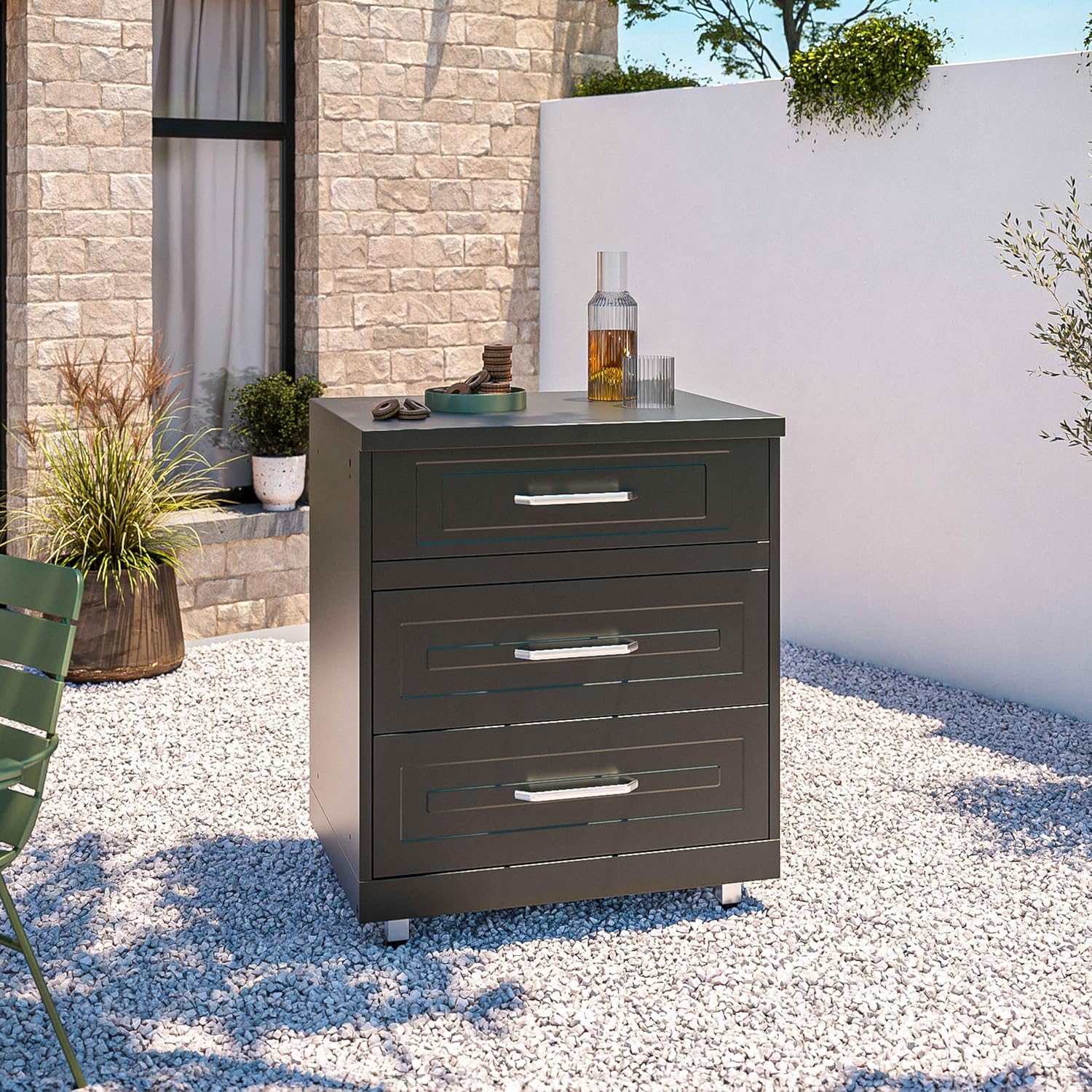 Oviala 4-element outdoor kitchen with pizza oven