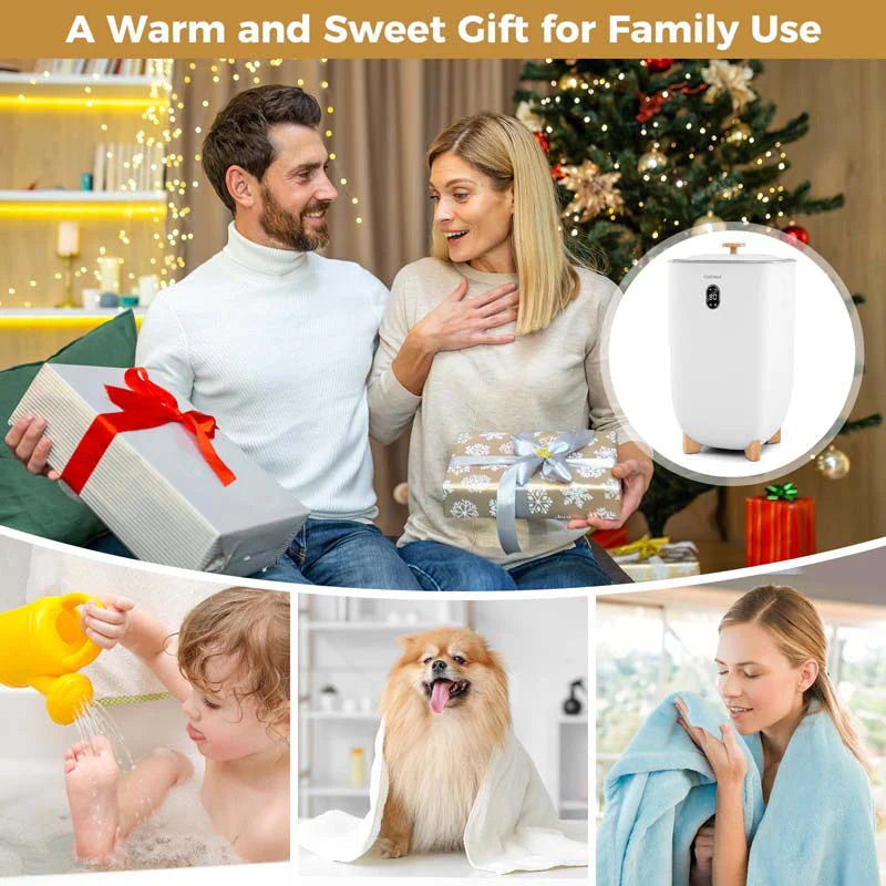 40 L Large Towel Warmer Bucket for Bathroom, Upgraded Towel Heater with 2 Fragrant Disc Holders - Product image 2