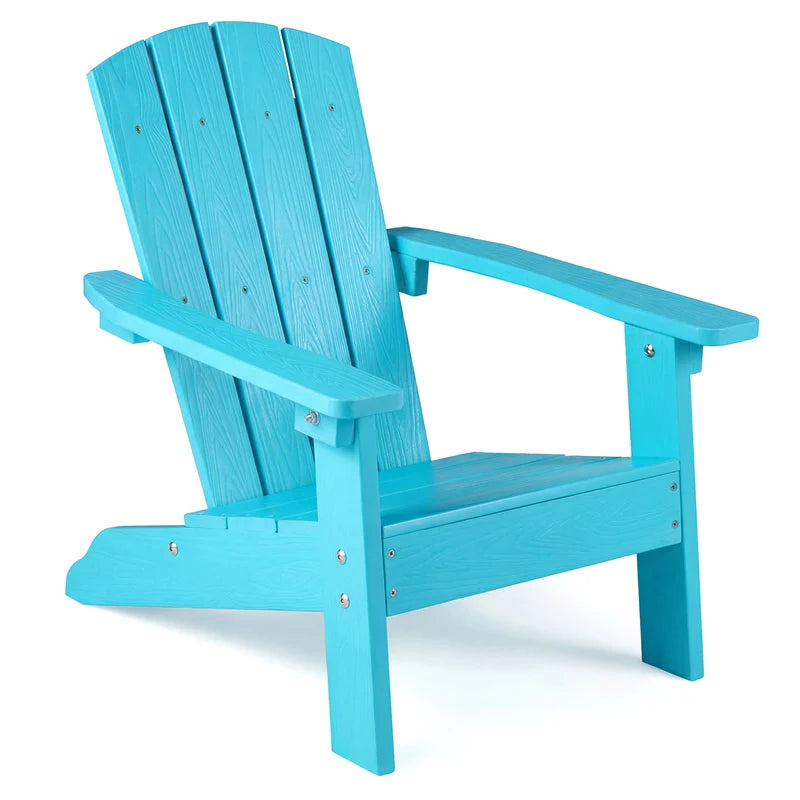 Kids Adirondack Chair, All-Weather HIPS Outdoor Chair with Ergonomic High Backrest & Armrests - Product image 34