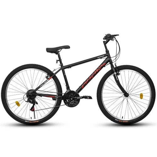 POWANLI 26" Mountain Bike for Women, 21 Speeds Mountain Bicycles with Dual Disc Brakes and 100mm Front Suspension, Pink(Gift)