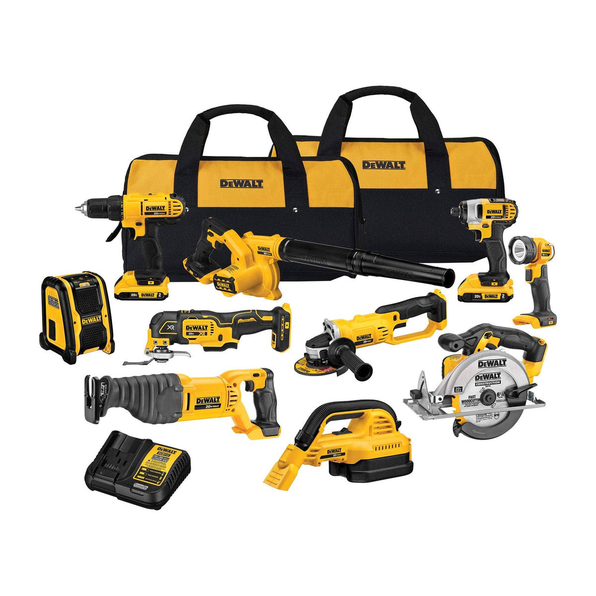 Dewalt DCK1020D2 20V MAX* 10-Tool Combo Kit-Instock - Product image 1