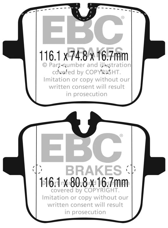 EBC - Rear Redstuff Pad PN DP32320C