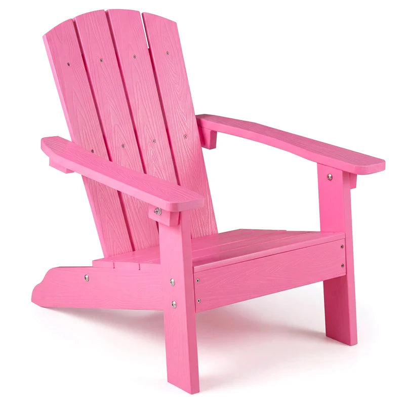 Kids Adirondack Chair, All-Weather HIPS Outdoor Chair with Ergonomic High Backrest & Armrests - Product image 46