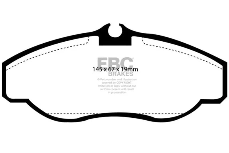 EBC - Front Greenstuff Pad PN DP61037