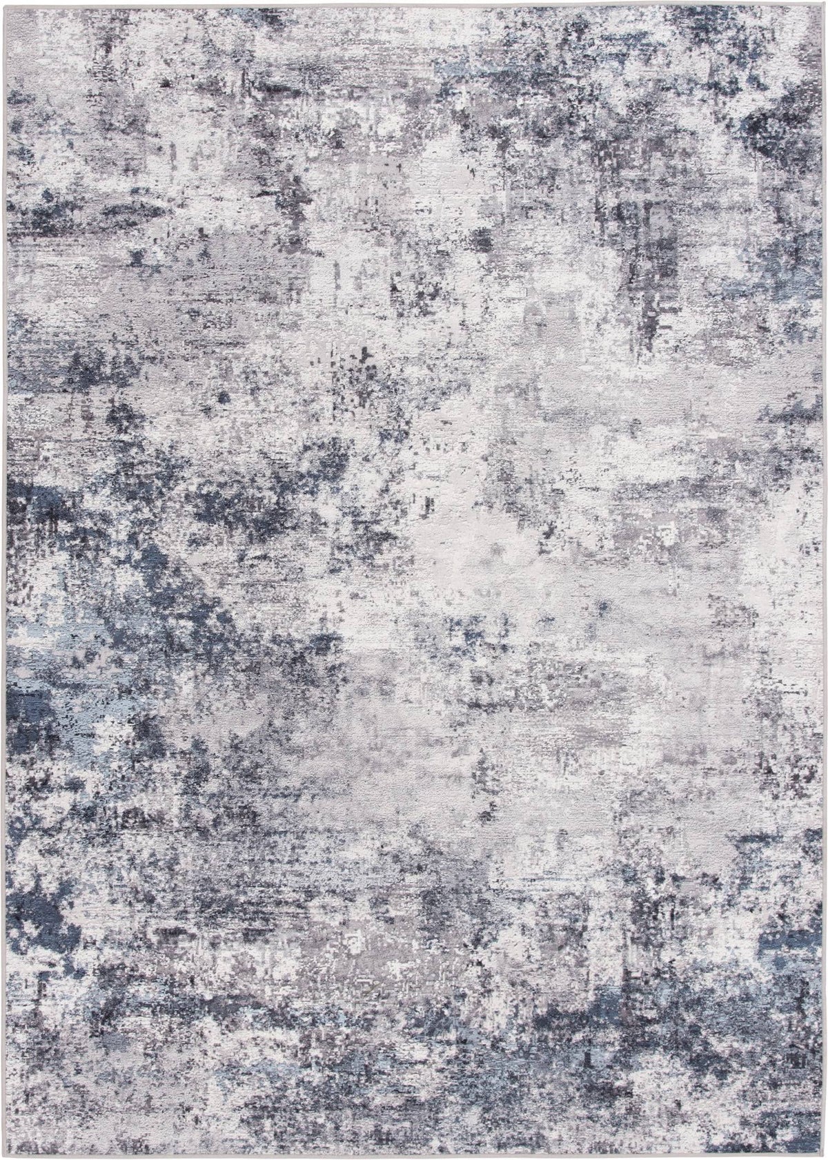 Better Homes & Gardens 5'x7' Abstract Machine Washable Area Rug - Navy - Each - Product image 1