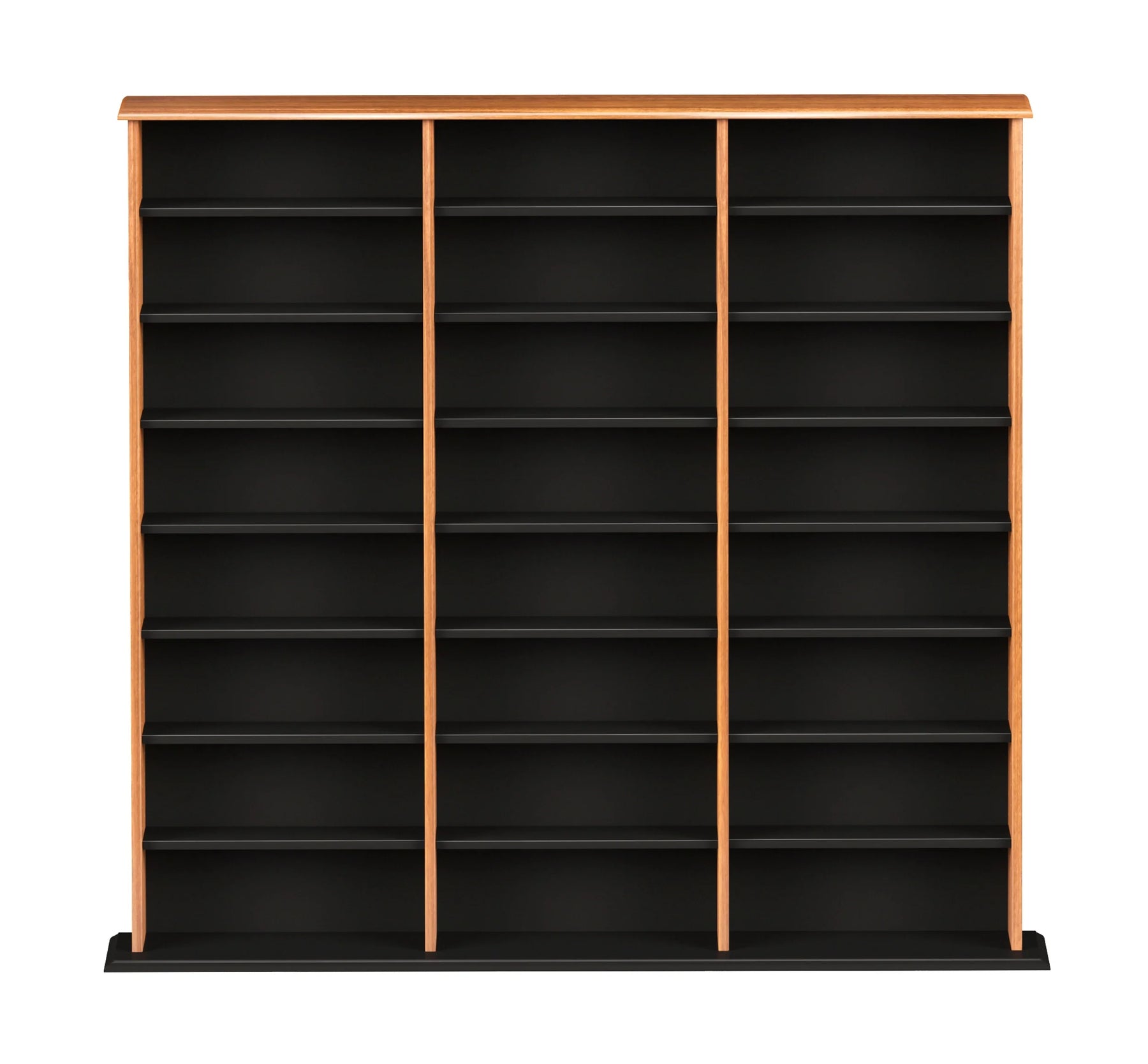 Prepac 51" Triple CD DVD Wall Media Storage Rack in Black - Product image 30