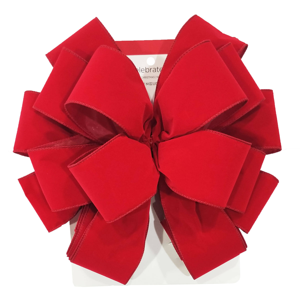 20.5" Bright Red Christmas Tree Bow Topper by Ashland by Celebrate It - Michaels - Product image 1