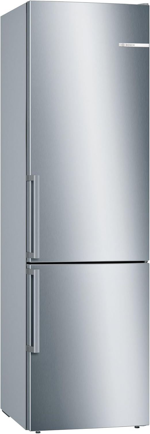 Bosch KGE398IBP - Series 6, Freestanding combined refrigerator, 201 x 60 cm, Anti-fingerprint stainless steel