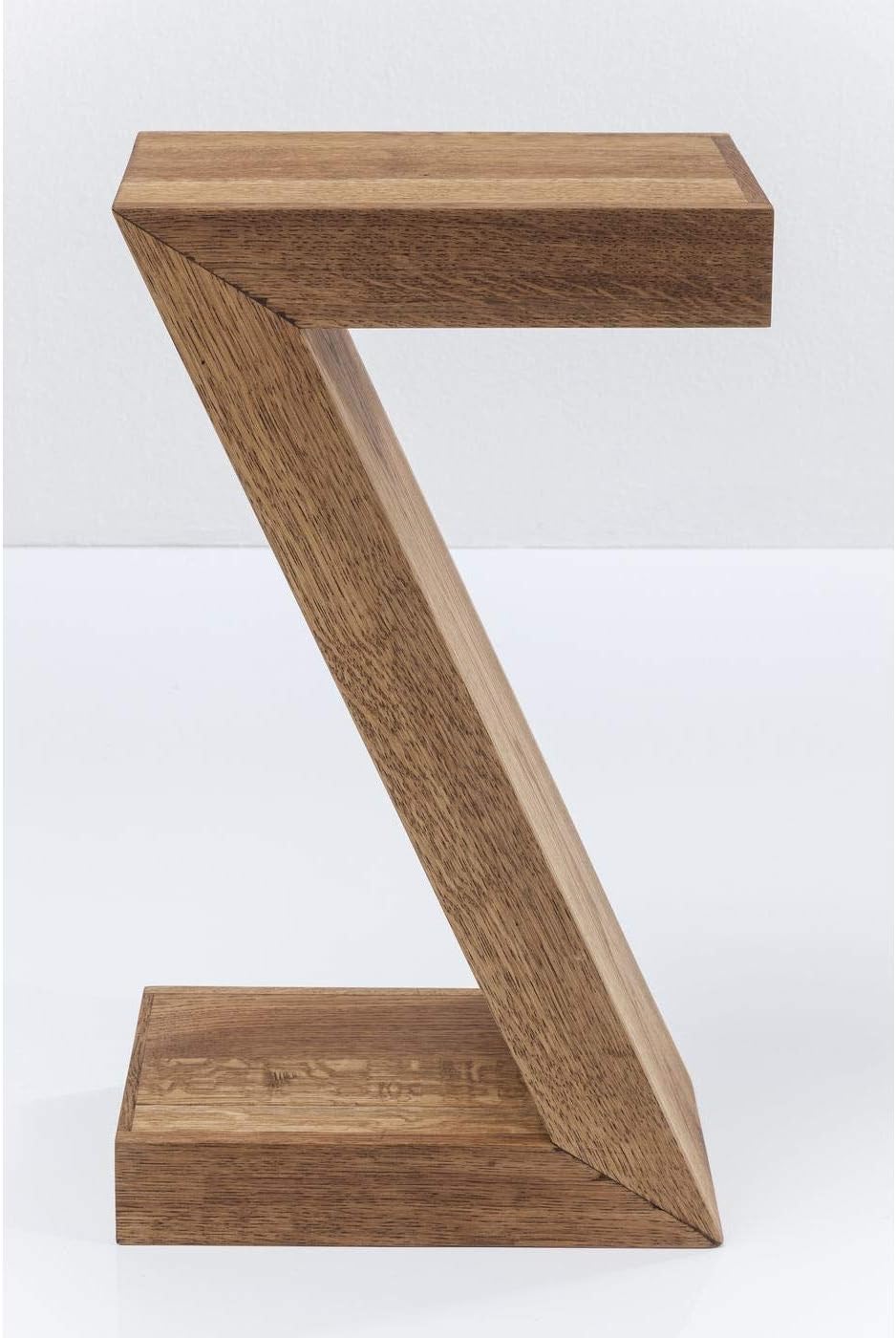 Kare Design Z Authentico Side Table, Brown, Solid Wood, Living Room Table, Furniture, Interior Decoration, Bedroom Decoration, Living Room, Home, 55x30x20 cm (H/W/P)