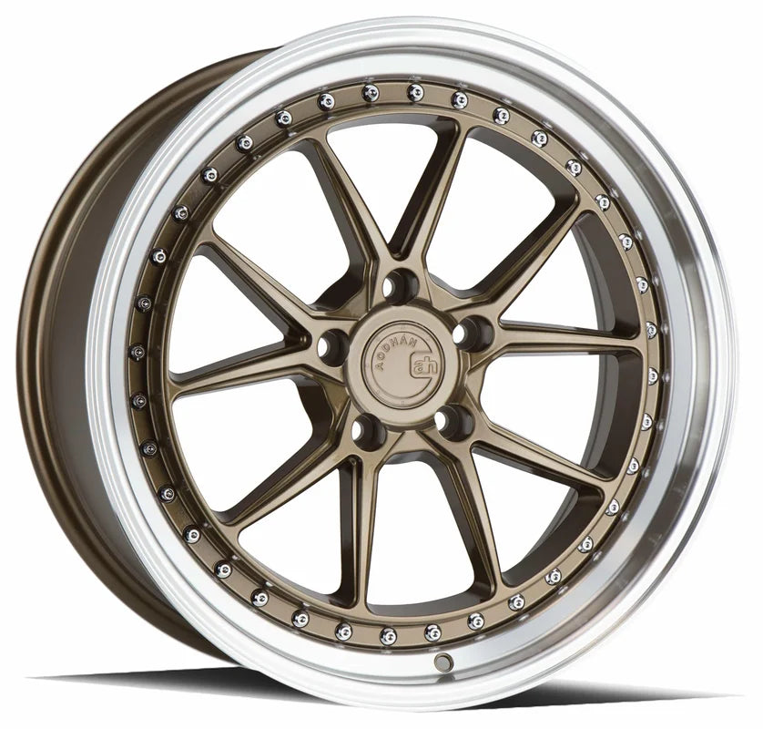 Aodhan DS08 19" 5x114.3 Bronze w/Machined Lip