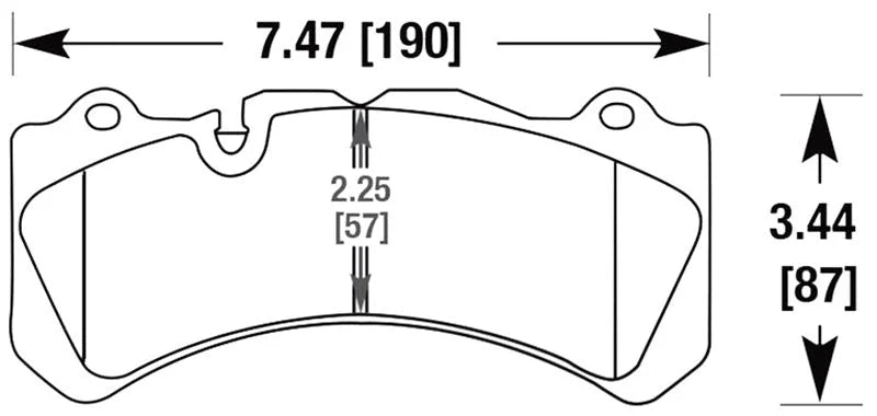 Hawk Performance HB581 Series Brake Pad
