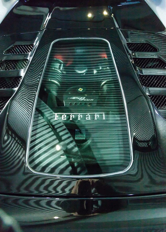 Ferrari 458 Spider Bonnet (Nero Paint) - DEMO