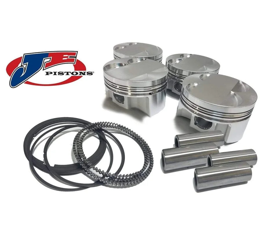 FSR Piston Set By JE - 83.5mm +1.00mm Oversize Bore | 9.5:1 CR | Stock Stroke - 92.8mm - VW/Audi 2004+ 2.0T FSI