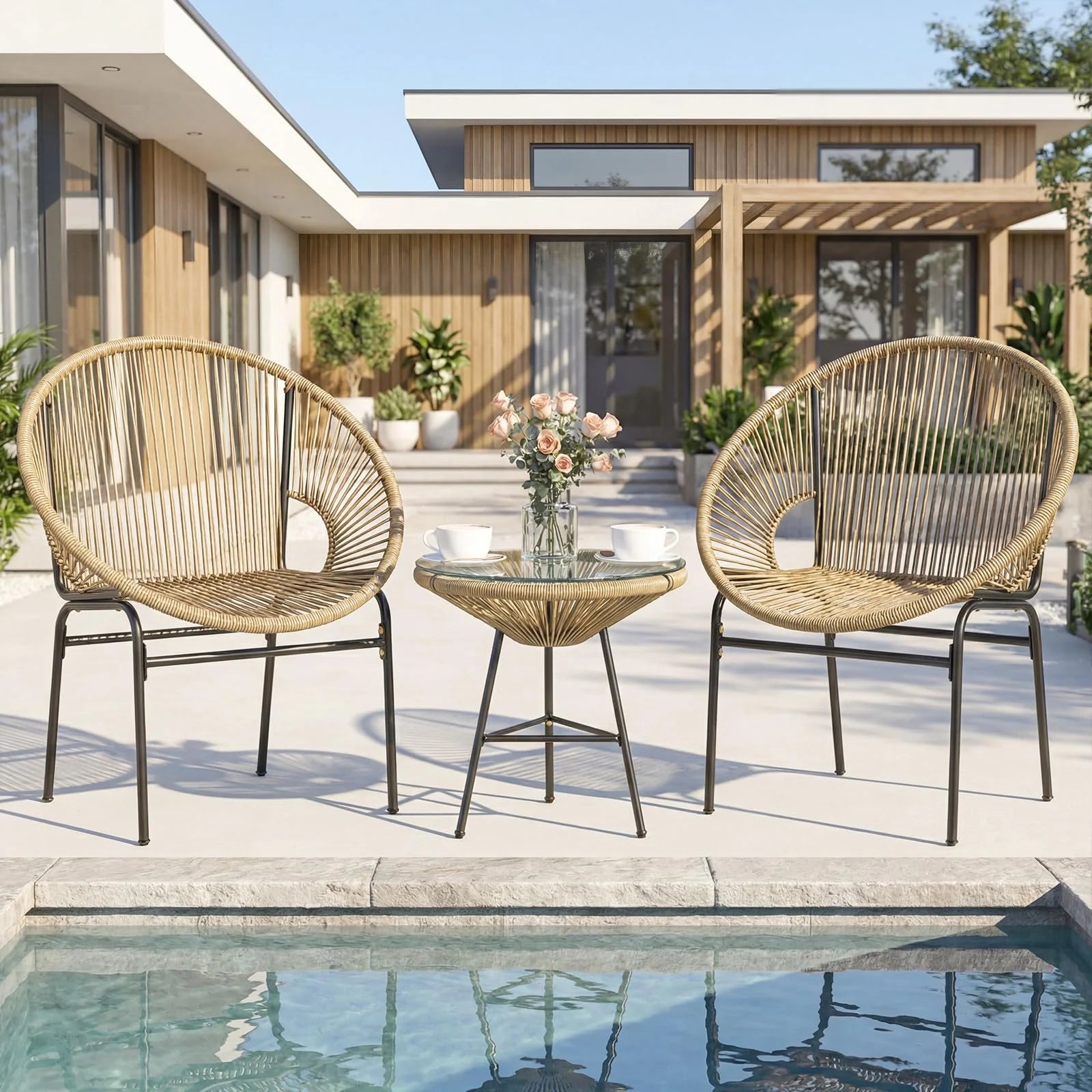Tangkula 3 Piece Outdoor Patio Furniture Set - Product image 3