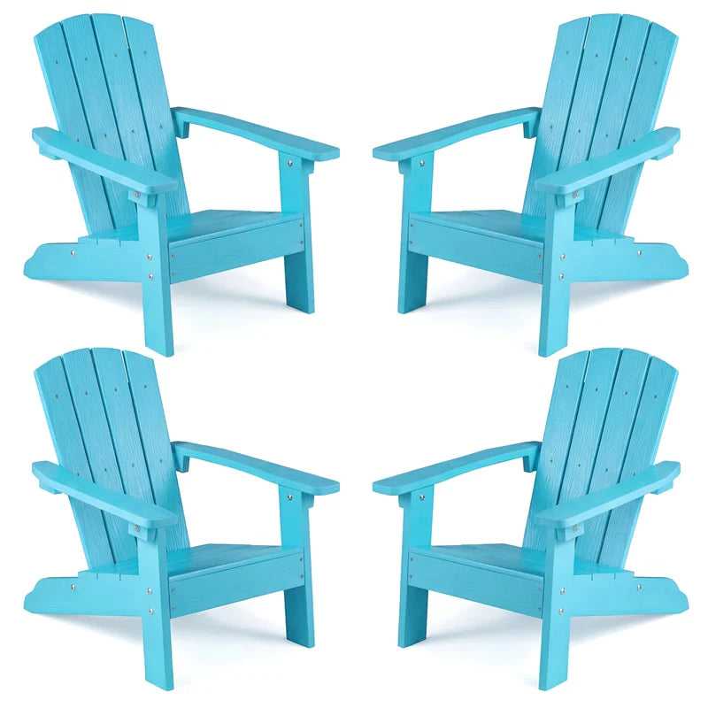 Kids Adirondack Chair, All-Weather HIPS Outdoor Chair with Ergonomic High Backrest & Armrests - Product image 43