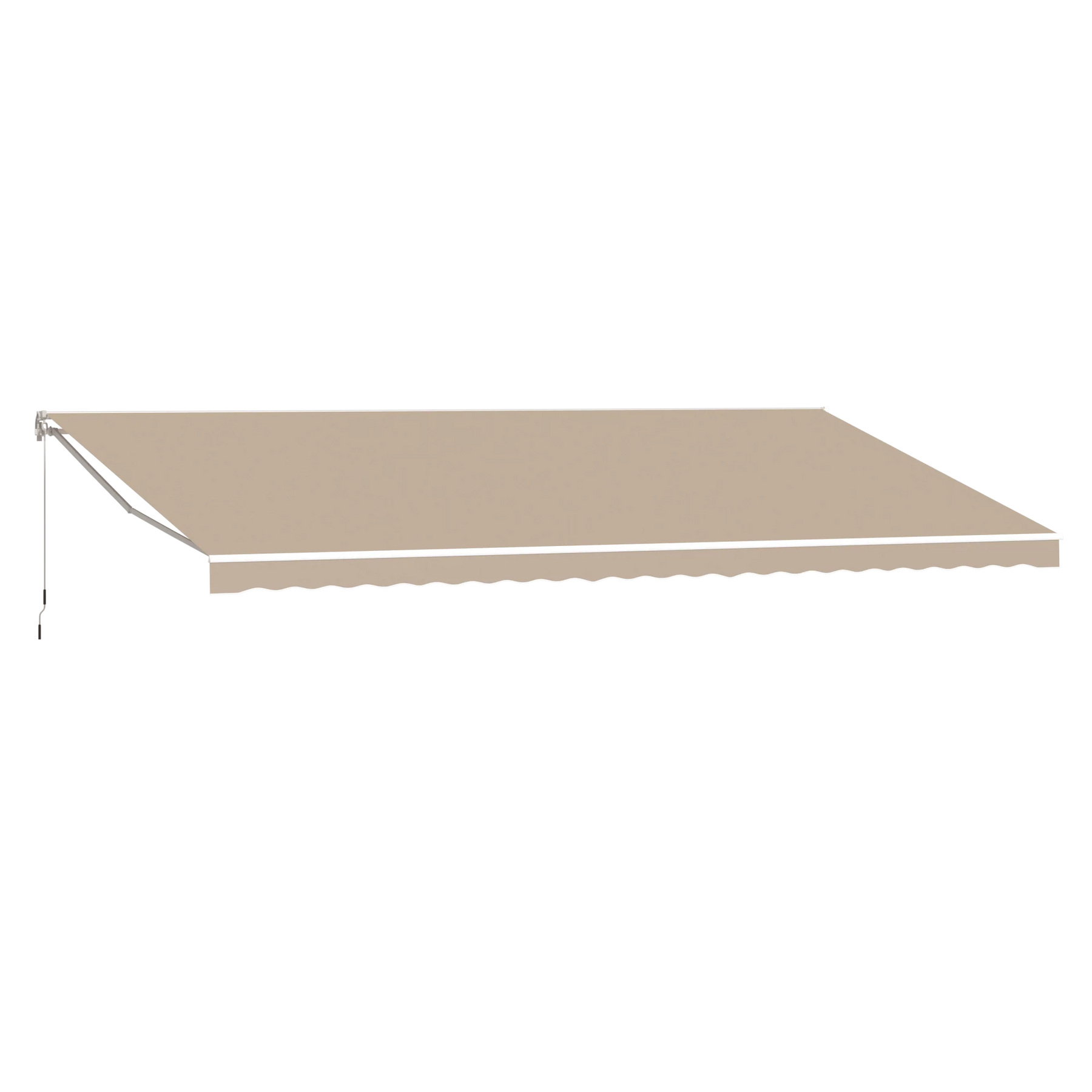 AECOJOY 14'x10' Manual Retractable Awning Sun Shade, Patio Awning Canopy - Product image 11