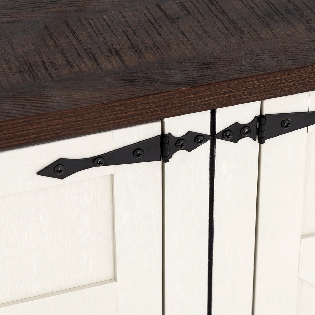 71" Tall Farmhouse Kitchen Pantry Cabinet, 5 Layers Storage Cabinet with Adjustable Shelves - Product image 59
