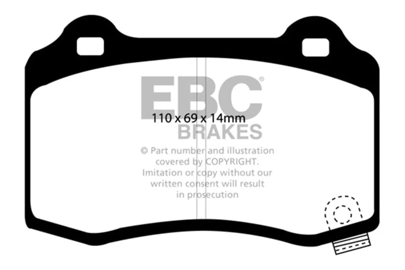 EBC - Rear SR Pad PN DP61788