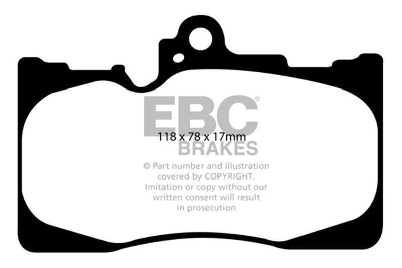 EBC - Front Yellowstuff Pad PN DP41589R