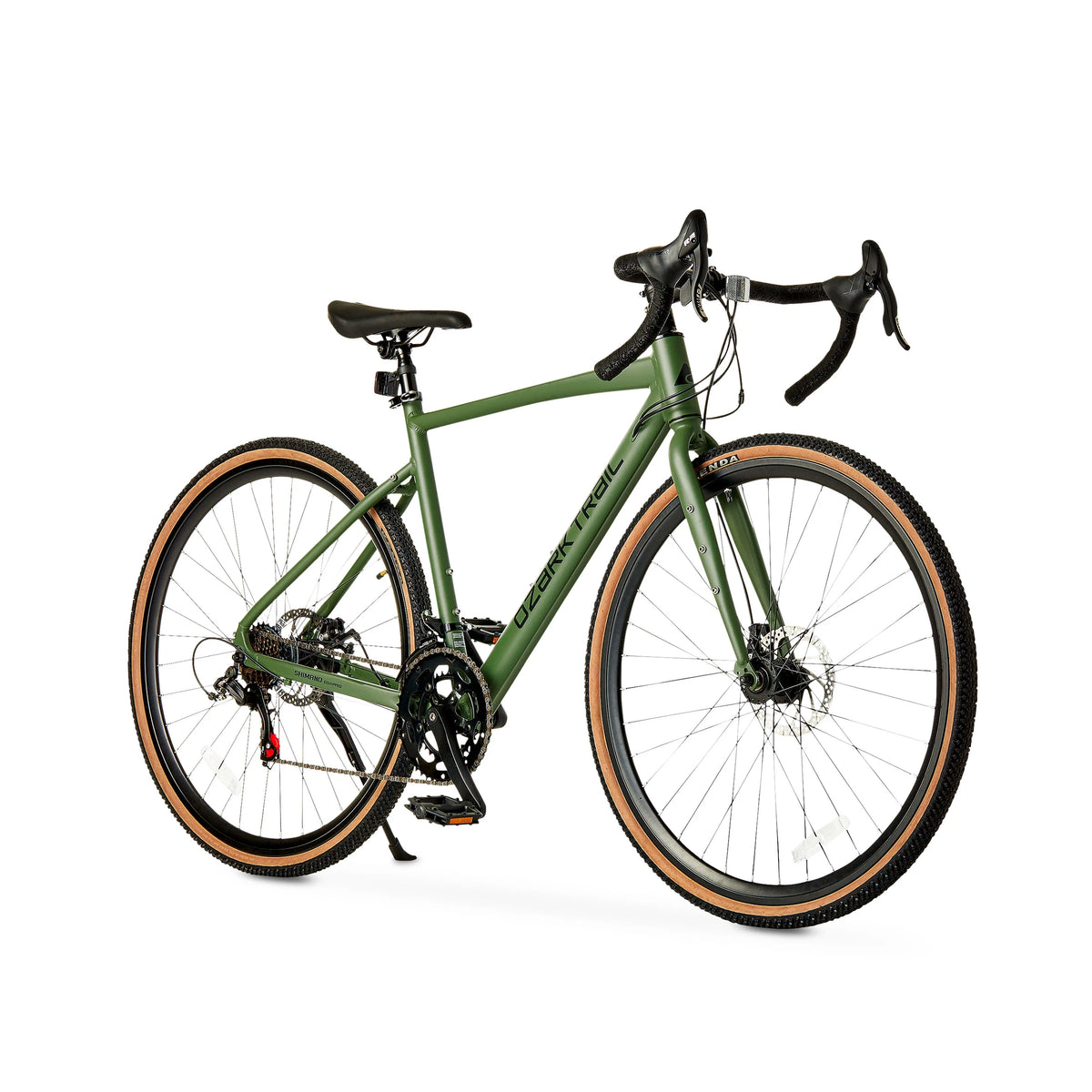 700c Ozark Trail G.1 Explorer Drop Bar Gravel Bike, Medium Frame, Fits Riders 5'5" - 5'10", Green, Adult - Product image 11