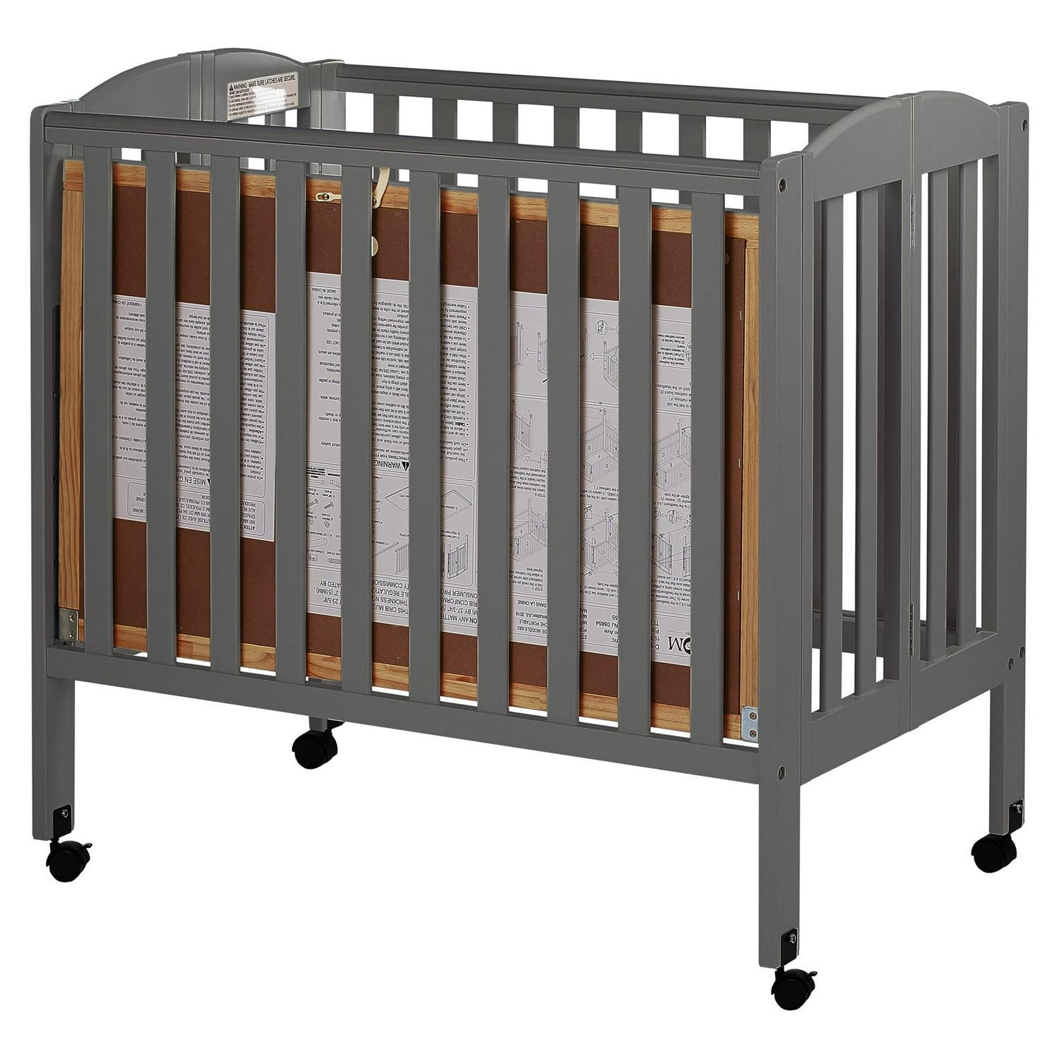 Dream on Me 3 - in - 1 Portable Crib Gray - Product image 9