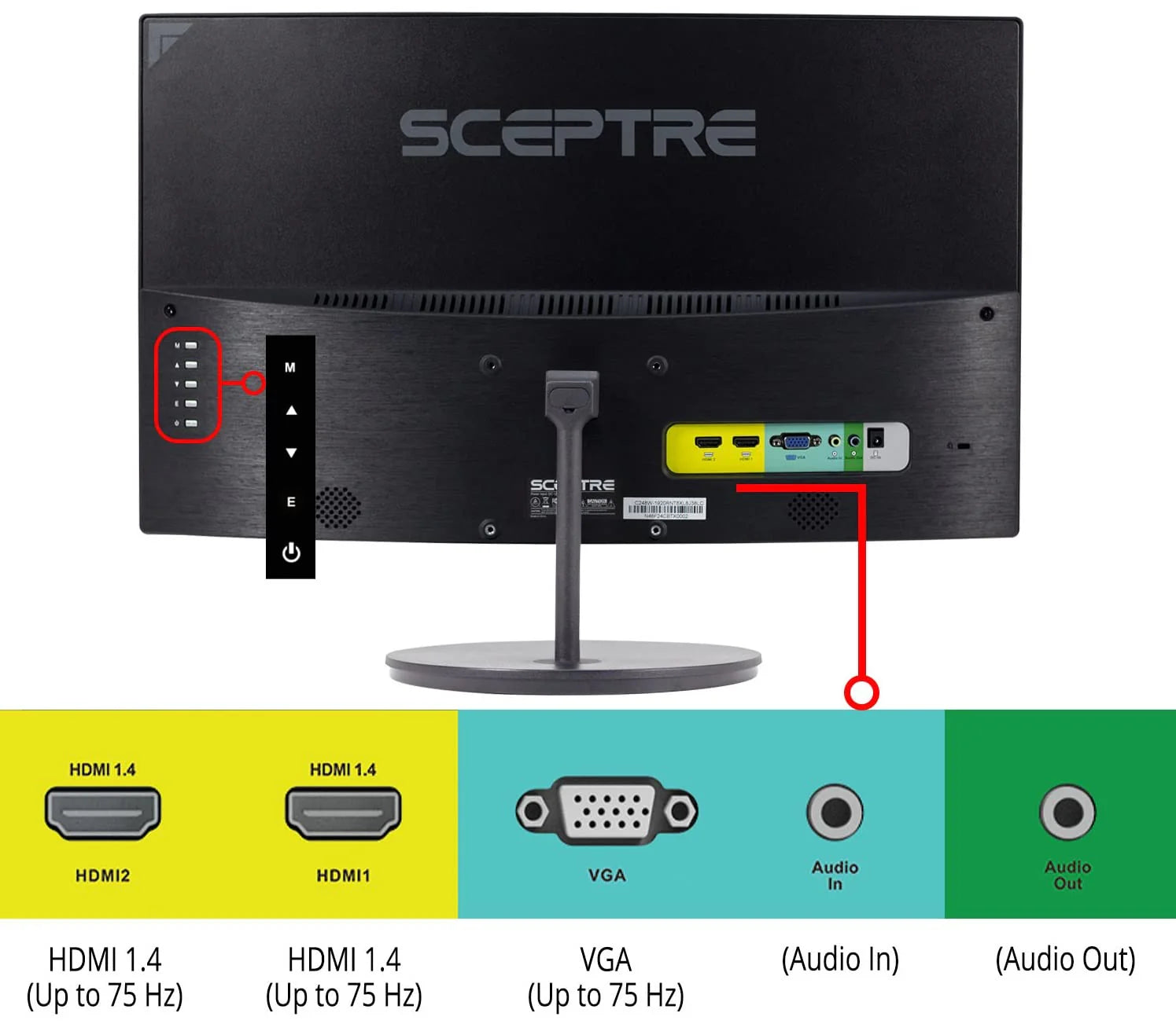 Sceptre Curved 27 FHD 1080p 75Hz LED Monitor - Product image 2