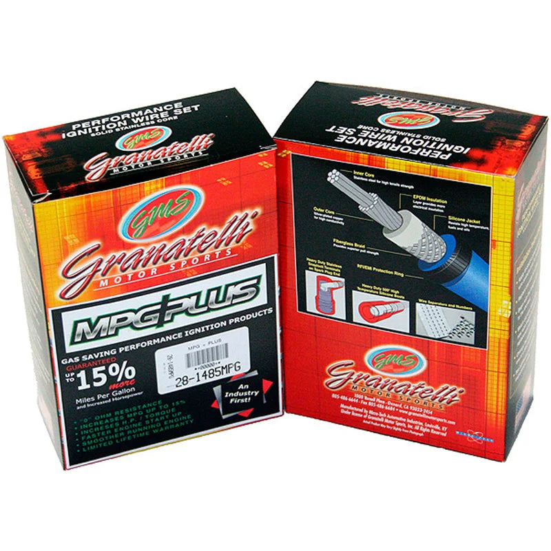 Granatelli Ignition Wires And Coil On/Near Plug Connectors; GM LT Series Applications 28-1270S-R