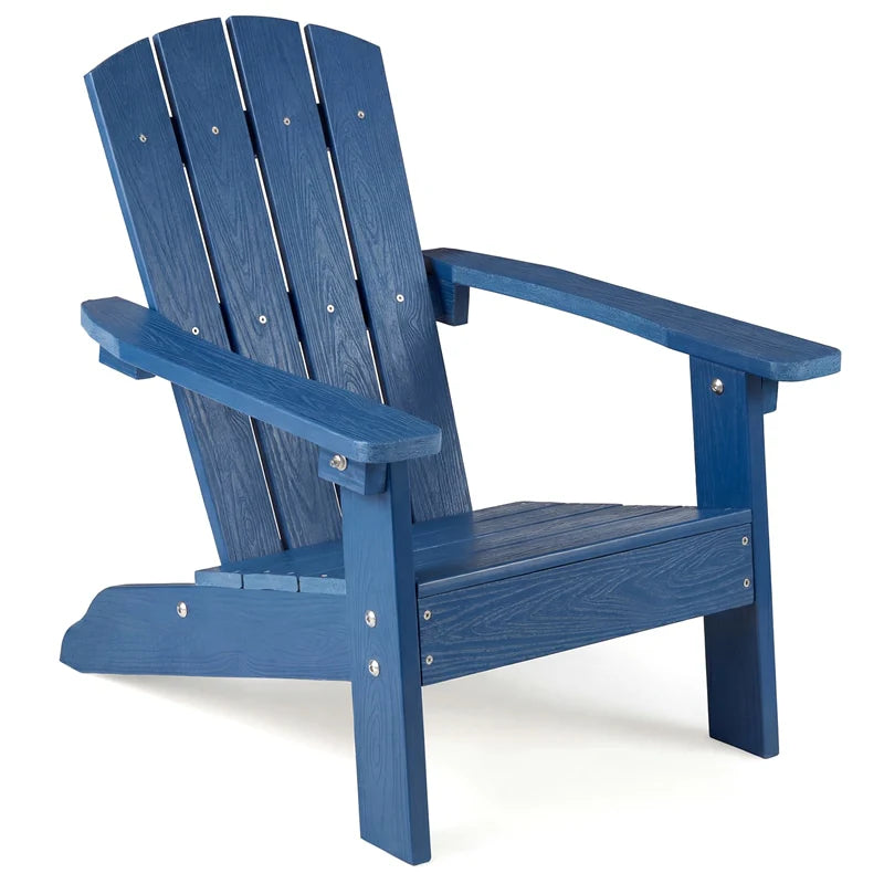 Kids Adirondack Chair, All-Weather HIPS Outdoor Chair with Ergonomic High Backrest & Armrests - Product image 2