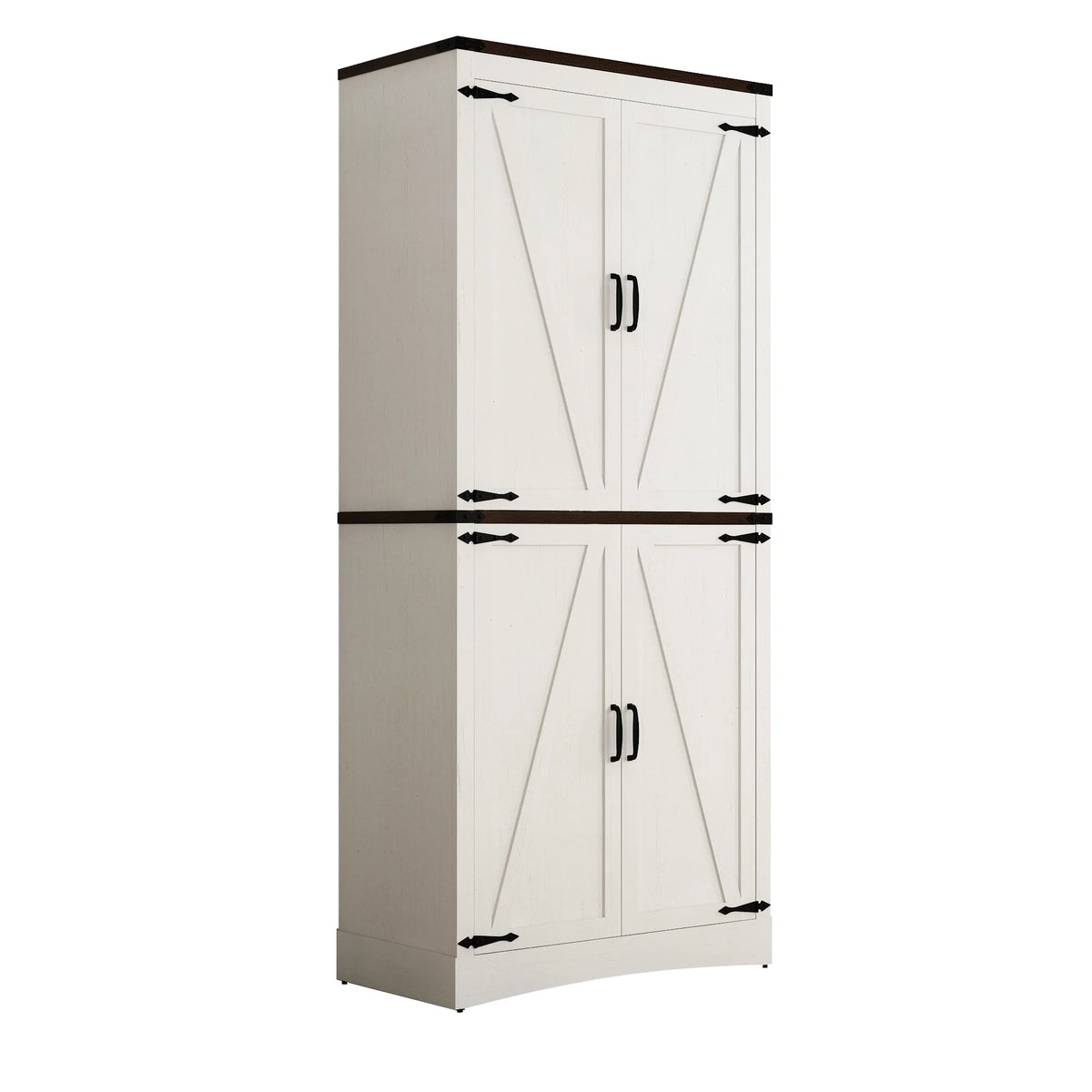 71" Tall Farmhouse Kitchen Pantry Cabinet, 5 Layers Storage Cabinet with Adjustable Shelves - Product image 6