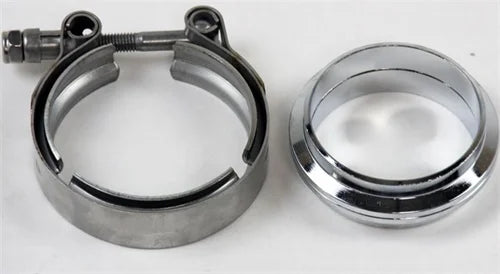Granatelli V-Bands And Clamps - Mild Steel Flat Flange 308520-M