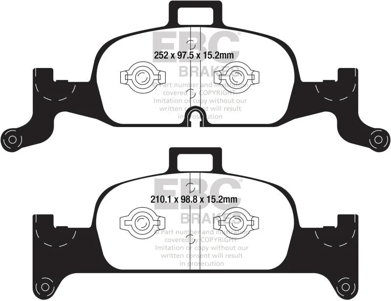EBC - Front Yellowstuff Pad PN DP42290R