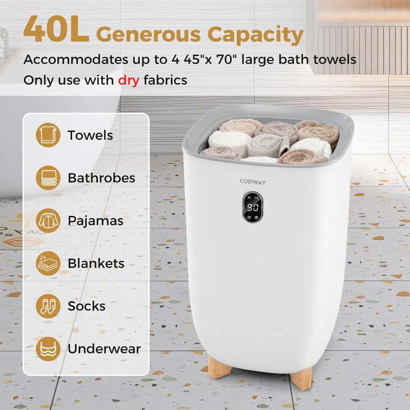 40 L Large Towel Warmer Bucket for Bathroom, Upgraded Towel Heater with 2 Fragrant Disc Holders - Product image 6