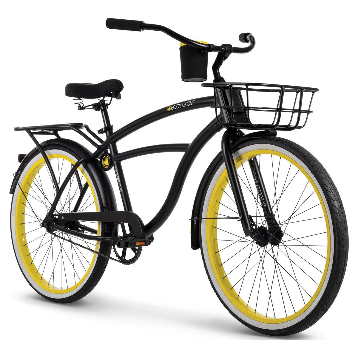 Body Glove 26 in Mens Beach Cruiser Bike, Black, by Huffy - Product image 1