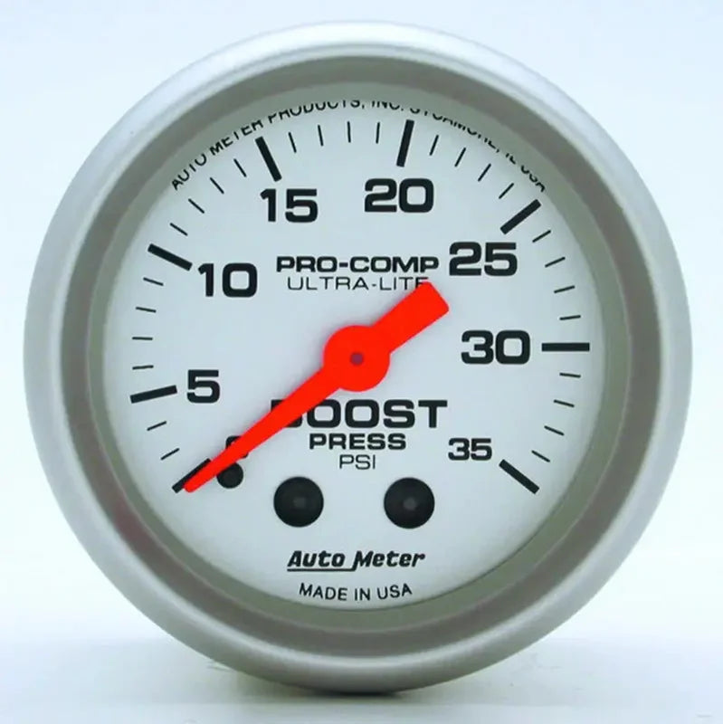4304 Auto Meter Products Gauge Boost 2-1/16 Inch