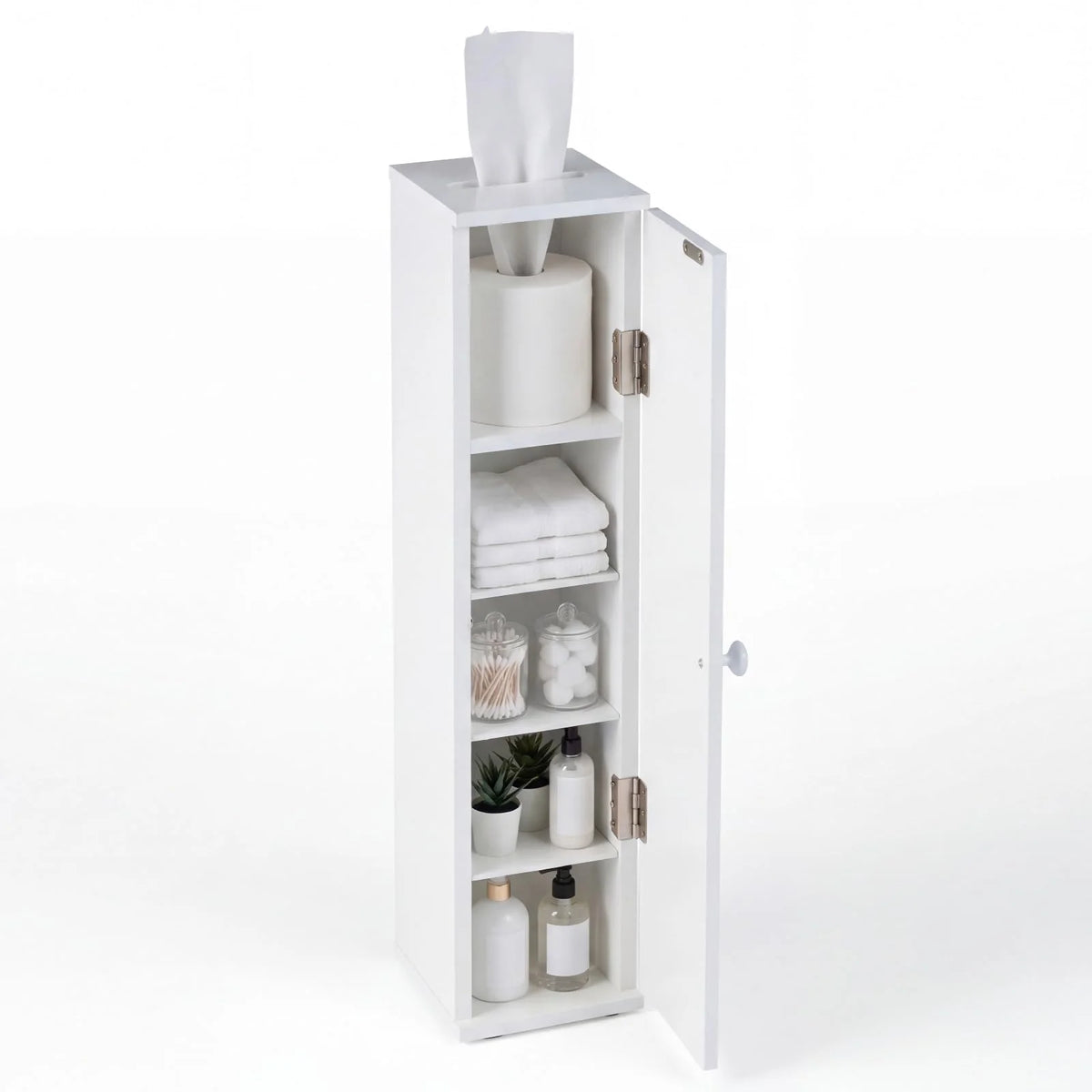 Tangkula Slim Bathroom Storage Cabinet with Door - Product image 1