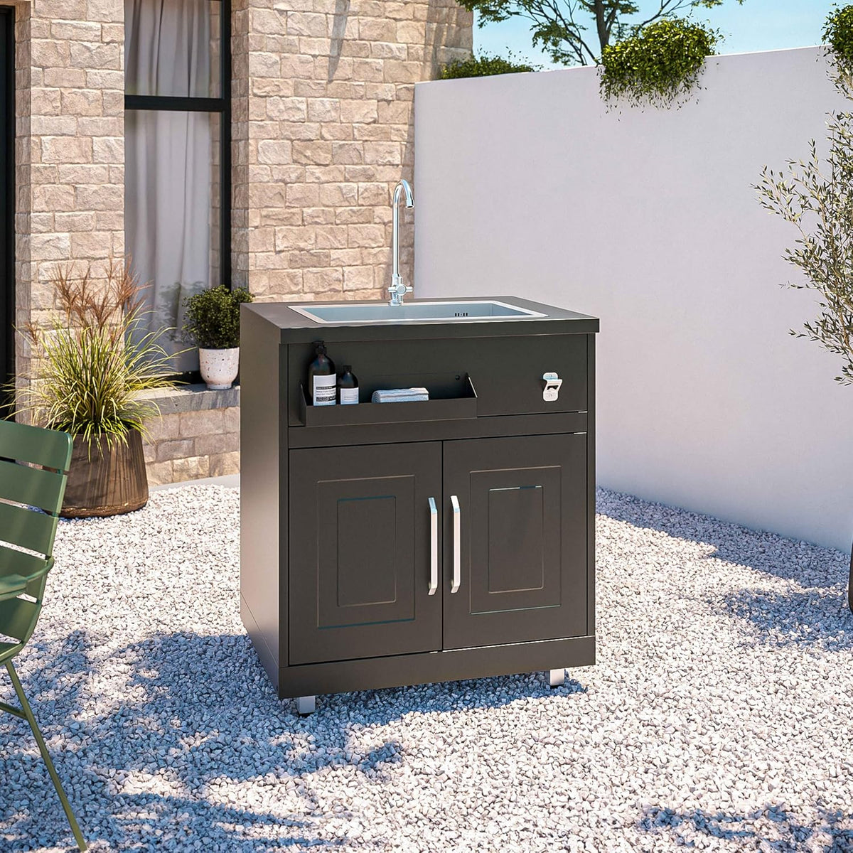 Oviala 4-element outdoor kitchen with pizza oven