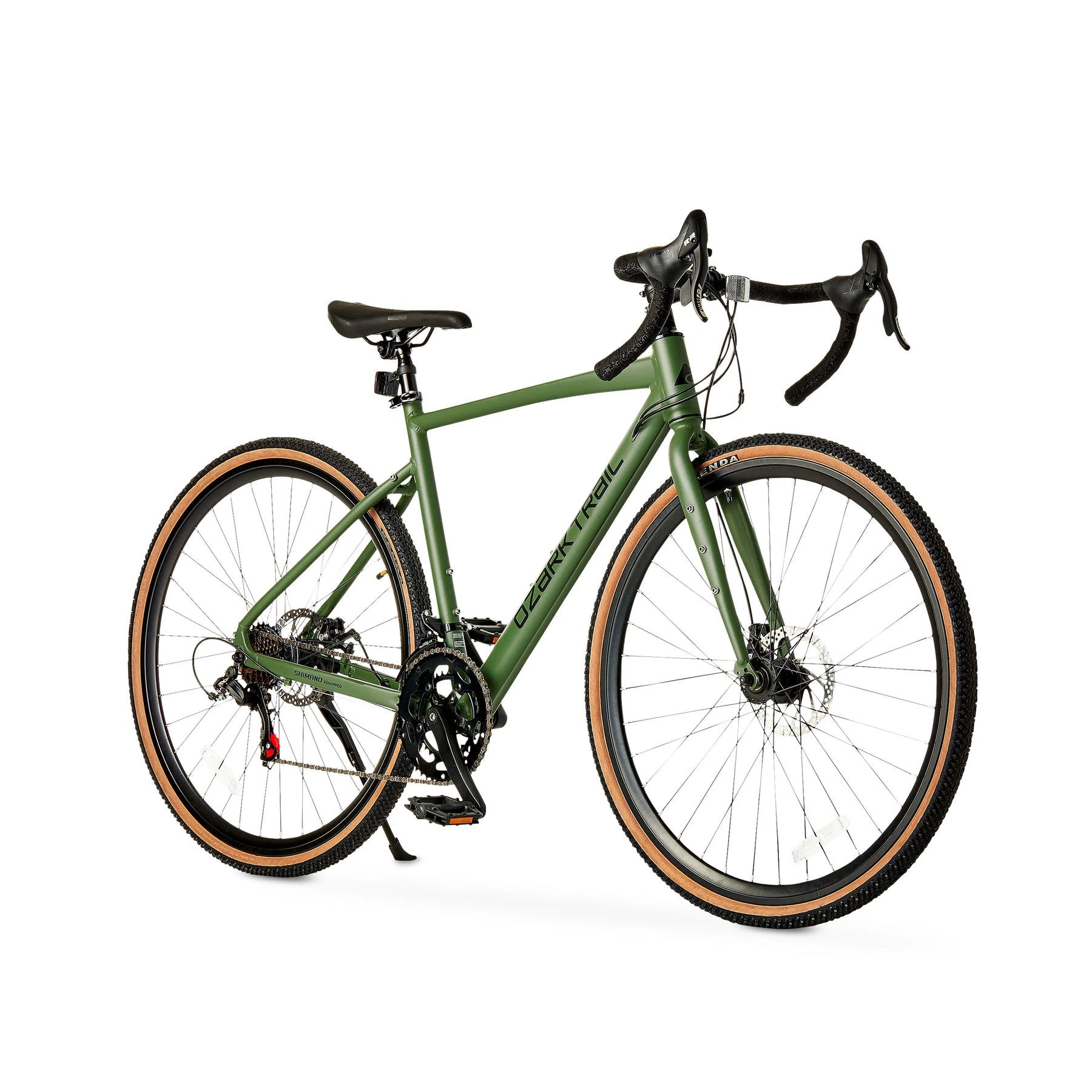 700c Ozark Trail G.1 Explorer Drop Bar Gravel Bike, Medium Frame, Fits Riders 5'5" - 5'10", Green, Adult - Product image 2