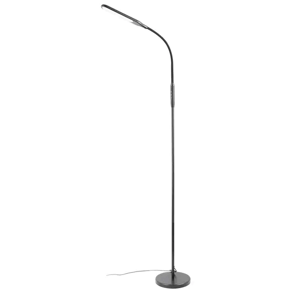 Mainstays Home Decorative 71" LED Floor Lamp with 4 Brightness & 4 Color Temperature Settings, Black - Product image 1