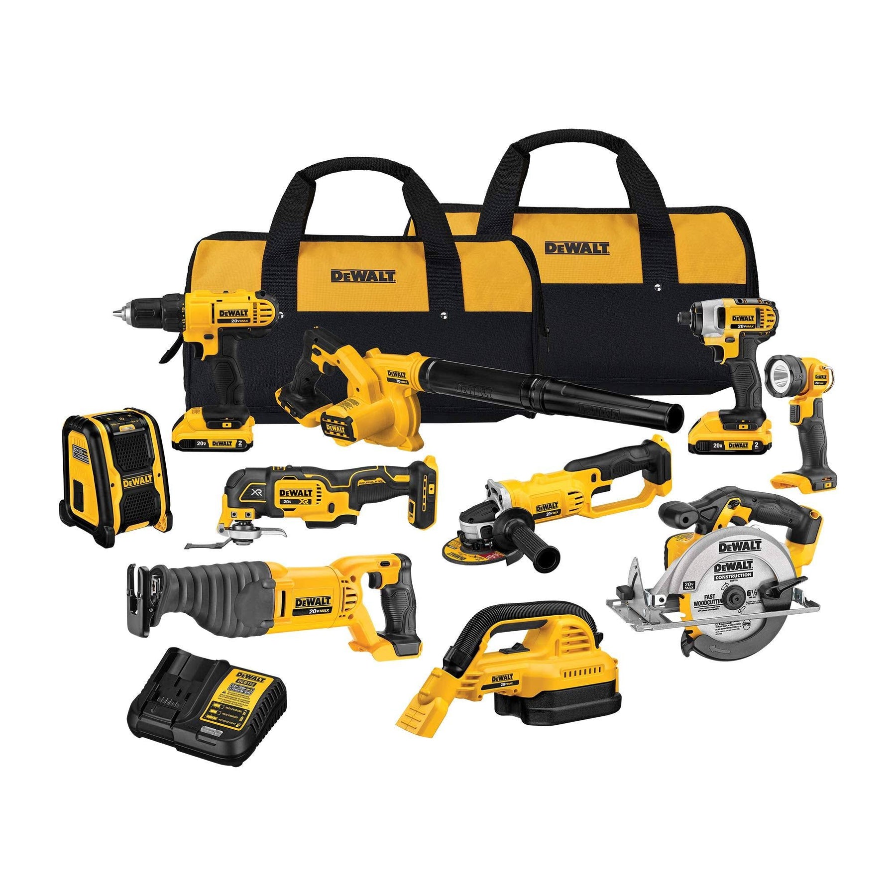 Dewalt DCK1020D2 20V MAX* 10-Tool Combo Kit-Instock - Product image 1