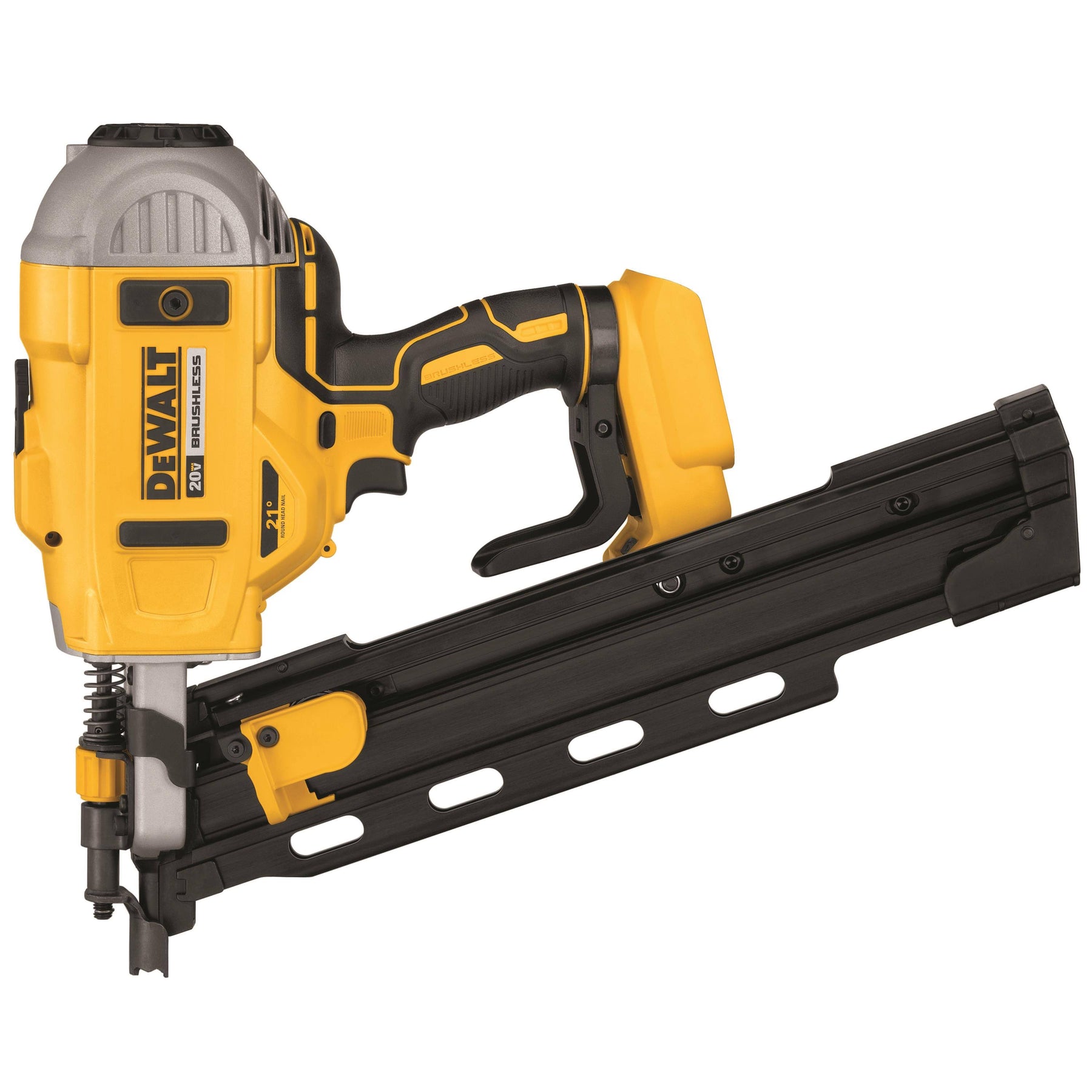 DeWalt 20V Max 21 Cordless Framing Nailer. Plastic. Collated DCN21PLB - Product image 1