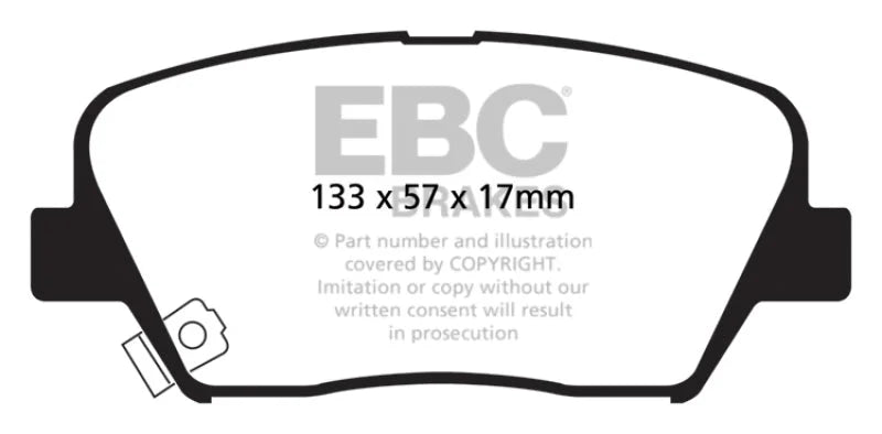 EBC - Front Yellowstuff Pad PN DP41863R