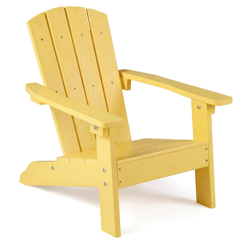 Kids Adirondack Chair, All-Weather HIPS Outdoor Chair with Ergonomic High Backrest & Armrests - Product image 68