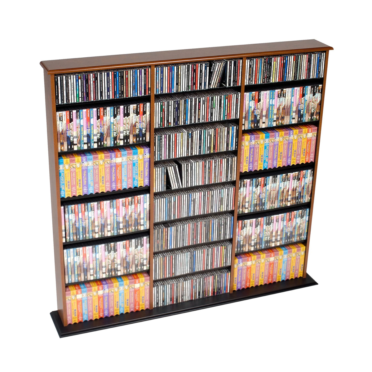 Prepac 51" Triple CD DVD Wall Media Storage Rack in Black - Product image 33