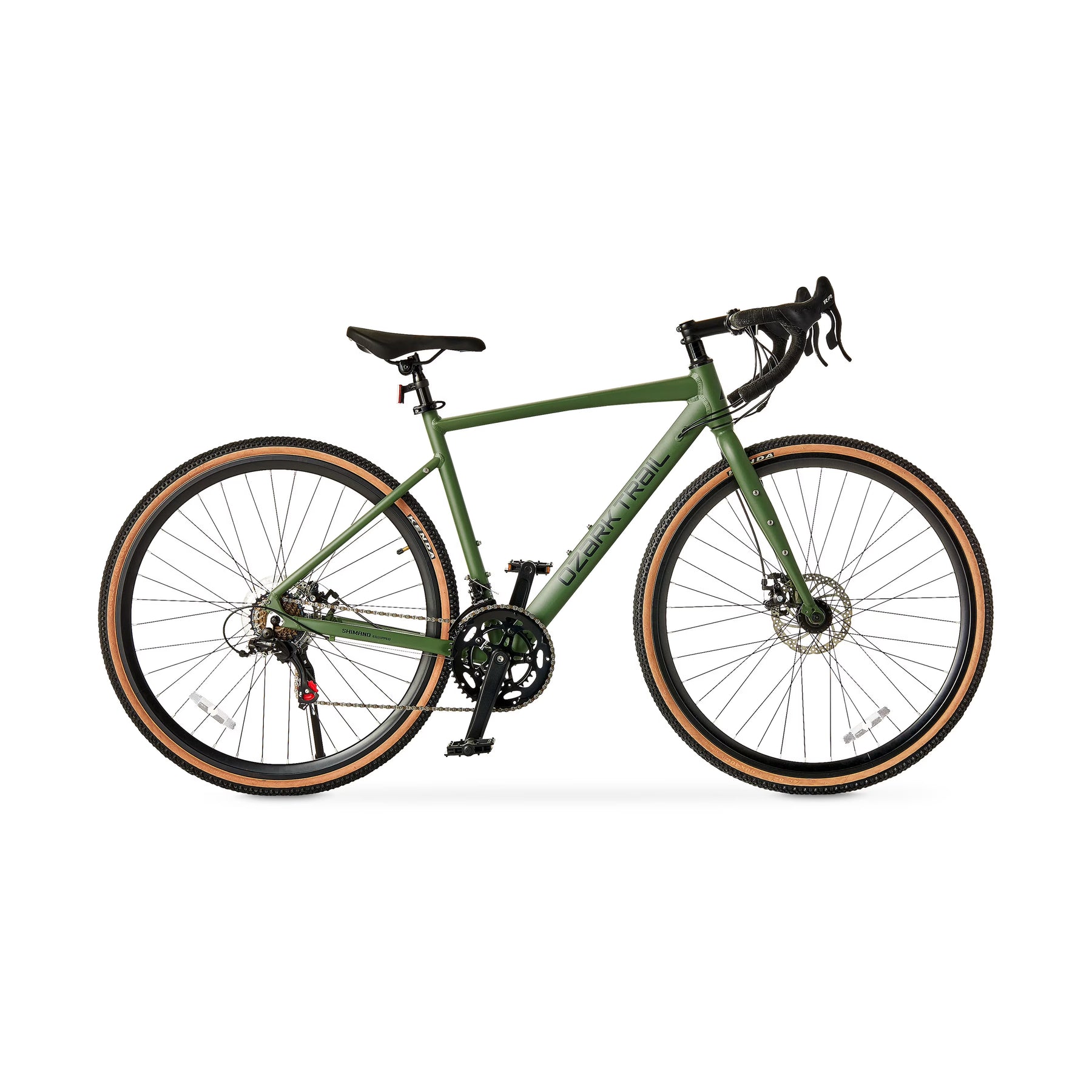 700c Ozark Trail G.1 Explorer Drop Bar Gravel Bike, Medium Frame, Fits Riders 5'5" - 5'10", Green, Adult - Product image 1