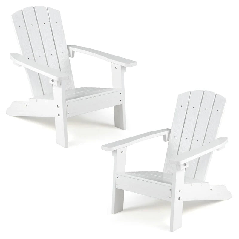Kids Adirondack Chair, All-Weather HIPS Outdoor Chair with Ergonomic High Backrest & Armrests - Product image 30